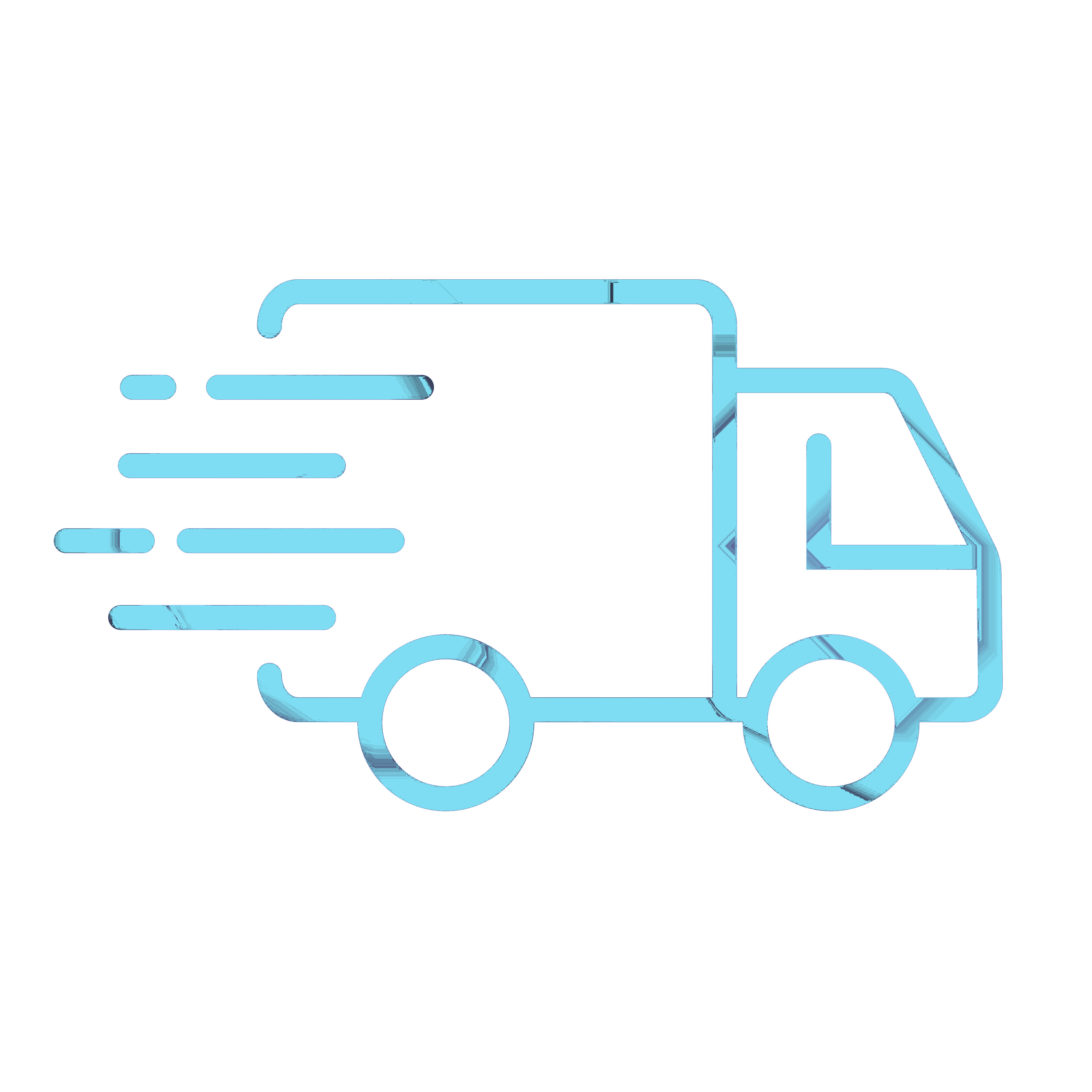 Light Blue Van Circle